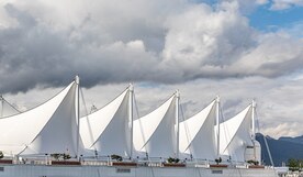 Canada Place sails, Vancouver harbour